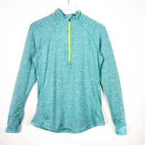 Tangerine Brand aqua colored athletic jacket lg